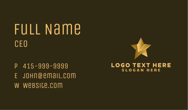 Premium Star Letter V Business Card Design Image Preview