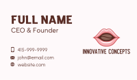 Coffee Bean Lip Business Card Image Preview