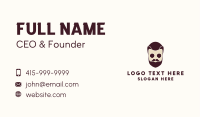 Hipster Sunglasses Man  Business Card Image Preview