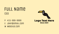Perched Toucan Bird Business Card Image Preview