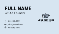 Laptop Mortarboard Education Business Card Image Preview
