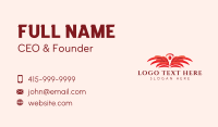 Guardian Angel Wings Business Card Design