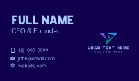 Creative Startup Tech Business Card Design