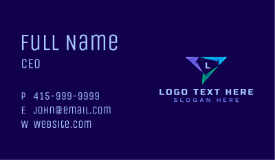 Creative Startup Tech Business Card Image Preview