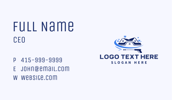 Disinfection Pressure Wash Business Card Design Image Preview