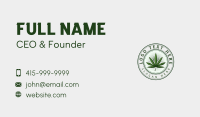 Marijuana Cannabis Weed Business Card Preview