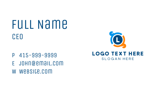 Charity Organization Letter  Business Card Design Image Preview