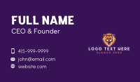 Wild Predator Lion Business Card Image Preview