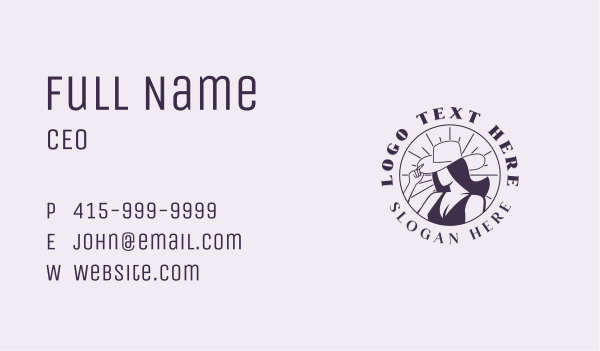 Women Cowboy Hat Business Card Design Image Preview