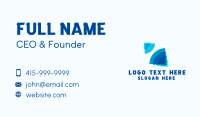 Blue Startup Company  Business Card Image Preview