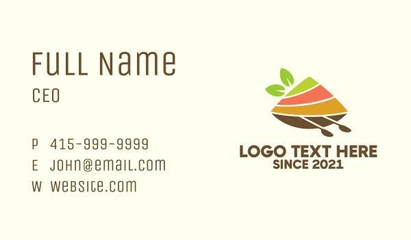 Colorful Cooking Spice  Business Card Design Image Preview