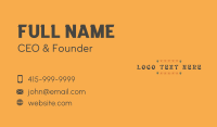 Mexican Agave Brand Business Card Preview