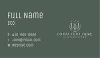 Tree Forest Adventure Business Card Image Preview