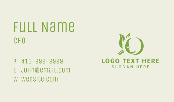 Leaf Garden Landscape Business Card Design Image Preview