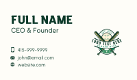 Baseball Team Varsity Business Card Design