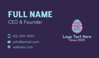 Decorative Easter Egg Business Card Image Preview