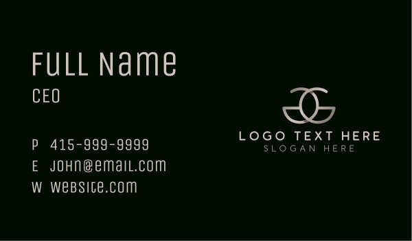 Deluxe Jewelry Boutique Business Card Design Image Preview