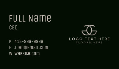 Deluxe Jewelry Boutique Business Card Image Preview