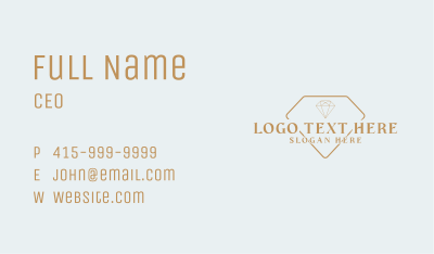 Luxury Diamond Business Business Card Image Preview