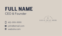 Elegant Simple Lettermark Business Card Image Preview