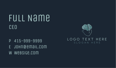 Human Brain Intelligence Business Card Image Preview