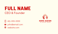 Roasted Flame Chicken Business Card Image Preview