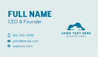 Blue Car Wash Business Card Image Preview