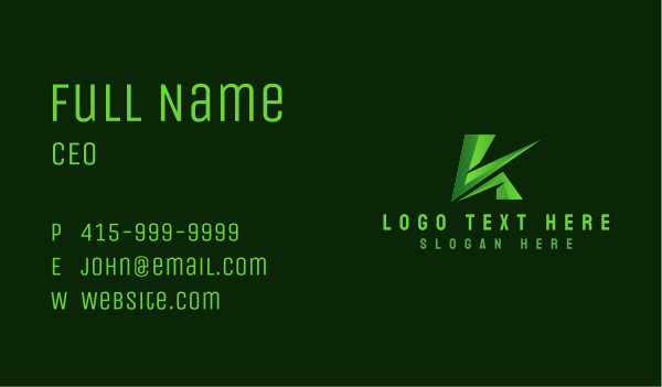 Tech Gaming Esports Business Card Design