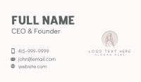 Minimalist Women Body Business Card Image Preview