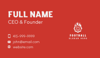 Grill BBQ Flame Business Card Image Preview