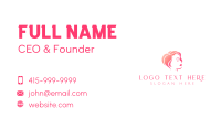 Woman Hair Beauty  Business Card Preview