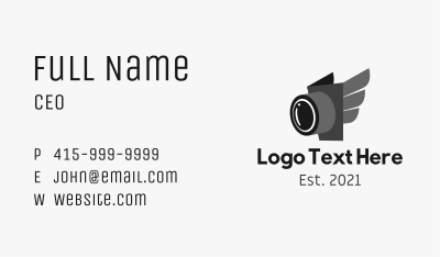Avian Video Camera Business Card Image Preview