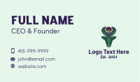 Wild Bull Rose  Business Card Image Preview