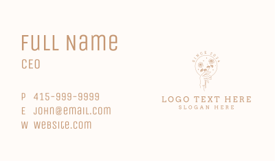 Floral Event Styling  Business Card Image Preview
