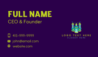 Fun Bounce House Castle Business Card Image Preview