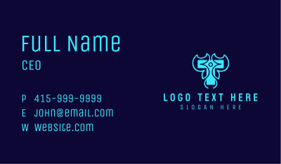 Tech Gaming Letter T  Business Card Image Preview