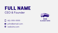 Fast Trucking Logistics Business Card Image Preview