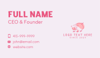 Pig Farm Mascot Business Card Image Preview