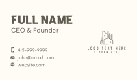 Architect Structure Builder  Business Card Design