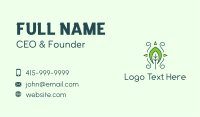 Eco Organic Tribal Leaf Business Card Image Preview