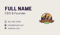 Mountain Hiking Peak Business Card Image Preview