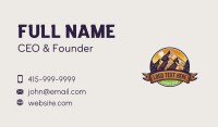 Mountain Hiking Peak Business Card Preview