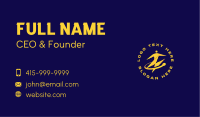Football Soccer Lightning Business Card Image Preview