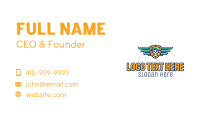 Skull Beret Automotive Business Card Image Preview