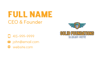 Skull Beret Automotive Business Card Image Preview