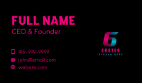 Creative Gradient Letter G Business Card Image Preview