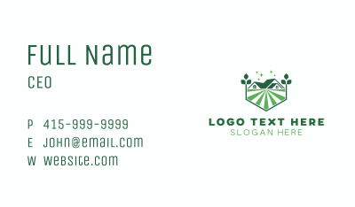 Backyard Lawn Gardening Business Card Image Preview