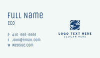 Aquatic Water Waves Business Card Image Preview