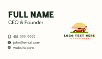 Mower Sunset Landscaping Business Card Image Preview
