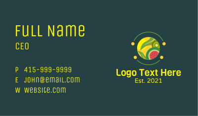 Healthy Fruit Food Business Card Image Preview